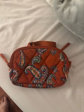 Vera Bradley Quilted Paisley Crossbody Bag - Orange
